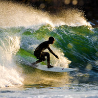 Surfing in Maine