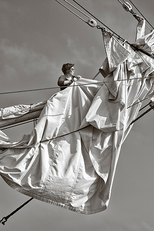 To catch the wind