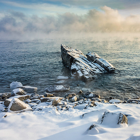 Sea Smoke on Casco Bay